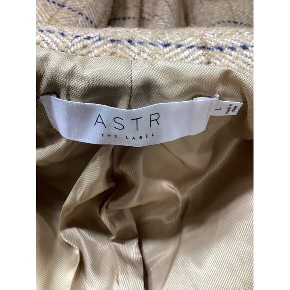 Astr The Label 'Lottie' Gold Blazer Size L - Picture 4 of 4